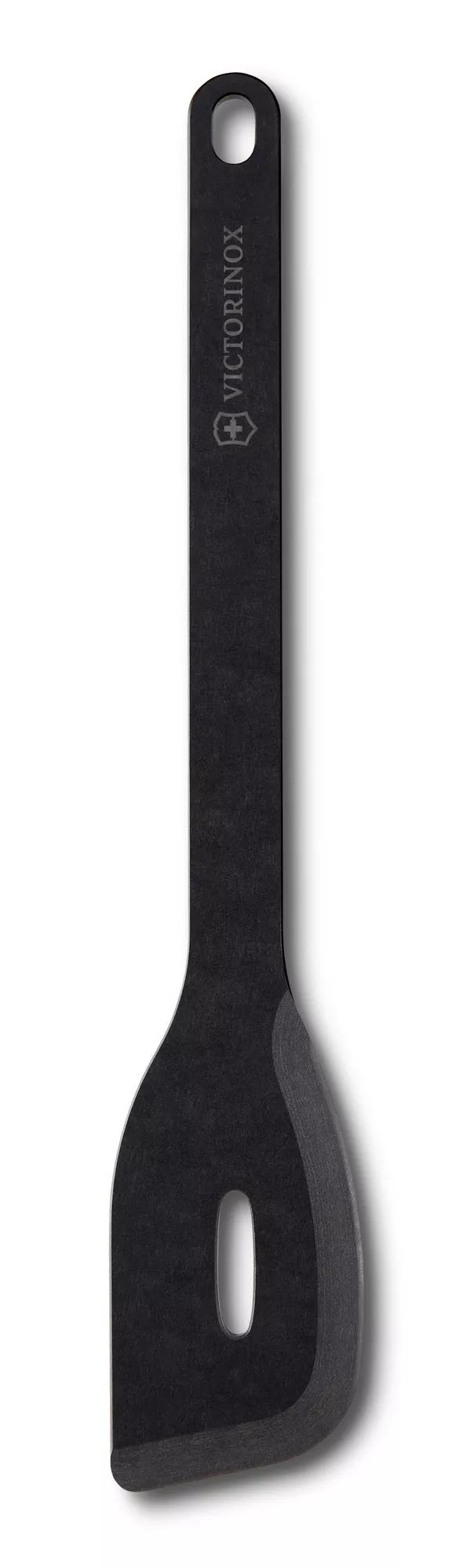Pfannenwender mit Schlitz-schwarz