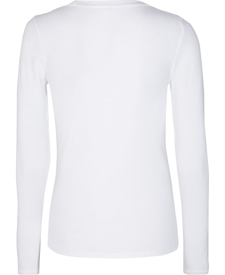 Levi's LS BABY TEE WHITE Hvid
