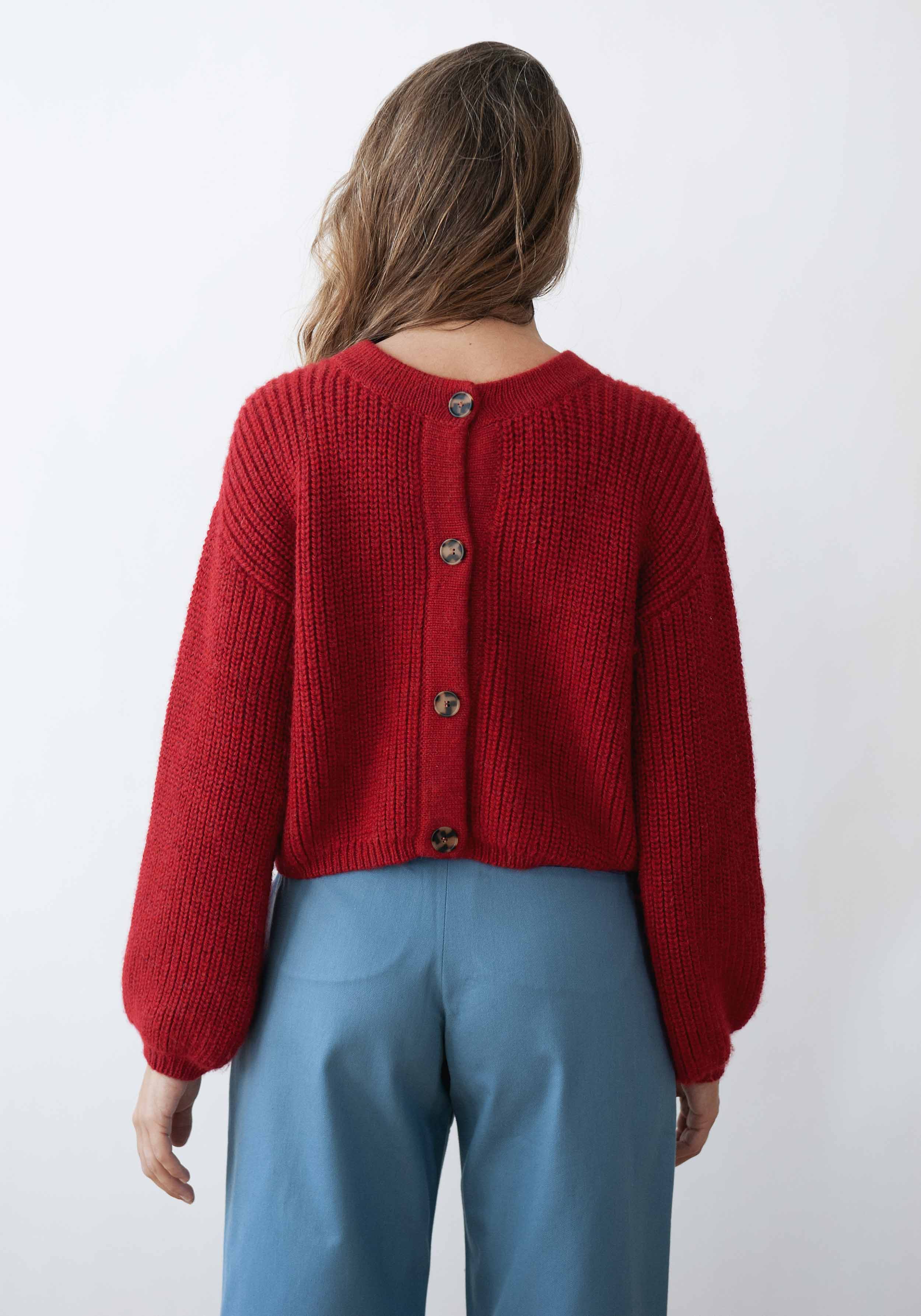 Jungle Folk Cardigan Tosca Pomegranate