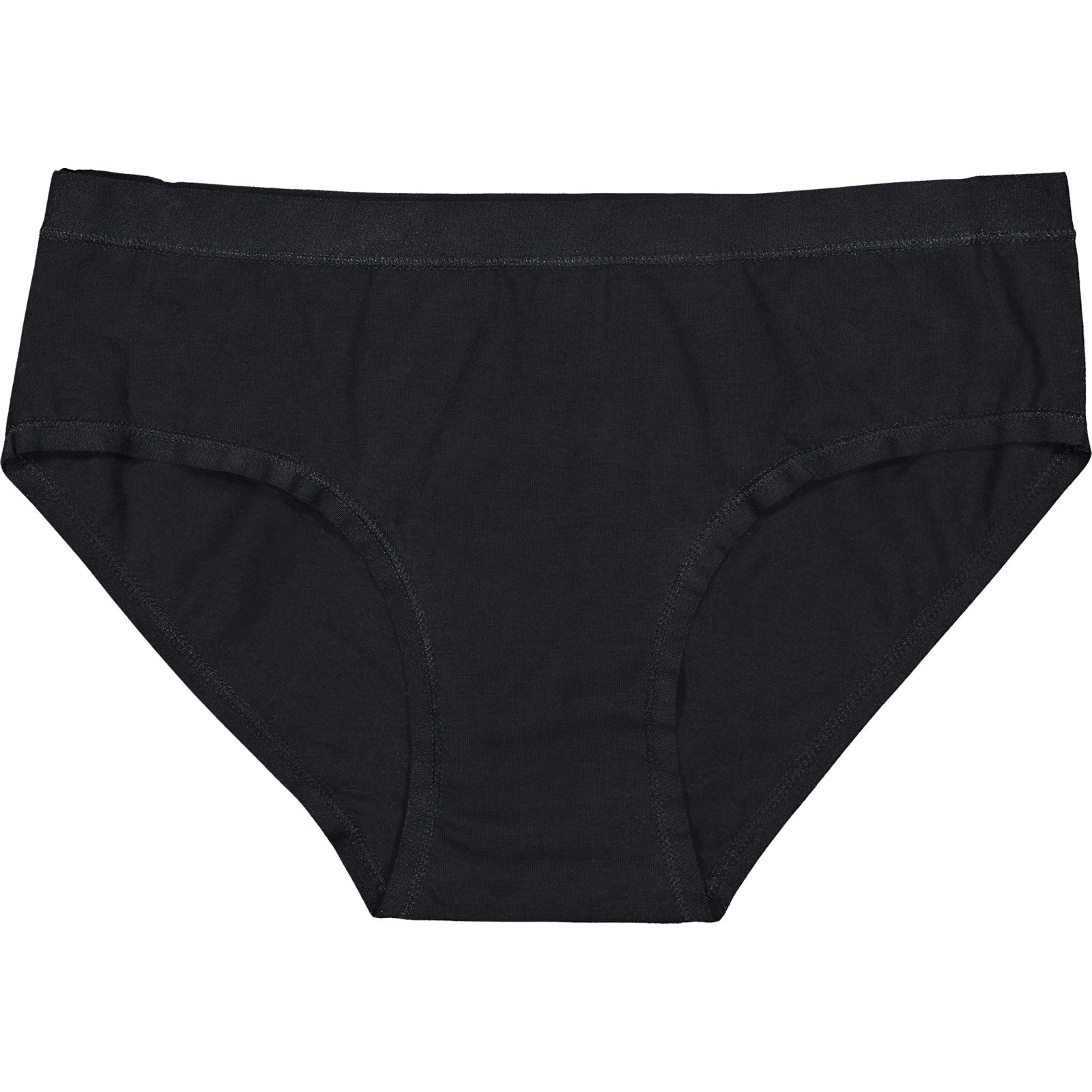 Damen-Panty Flatknit Bio 2er-Pack S, schwarz