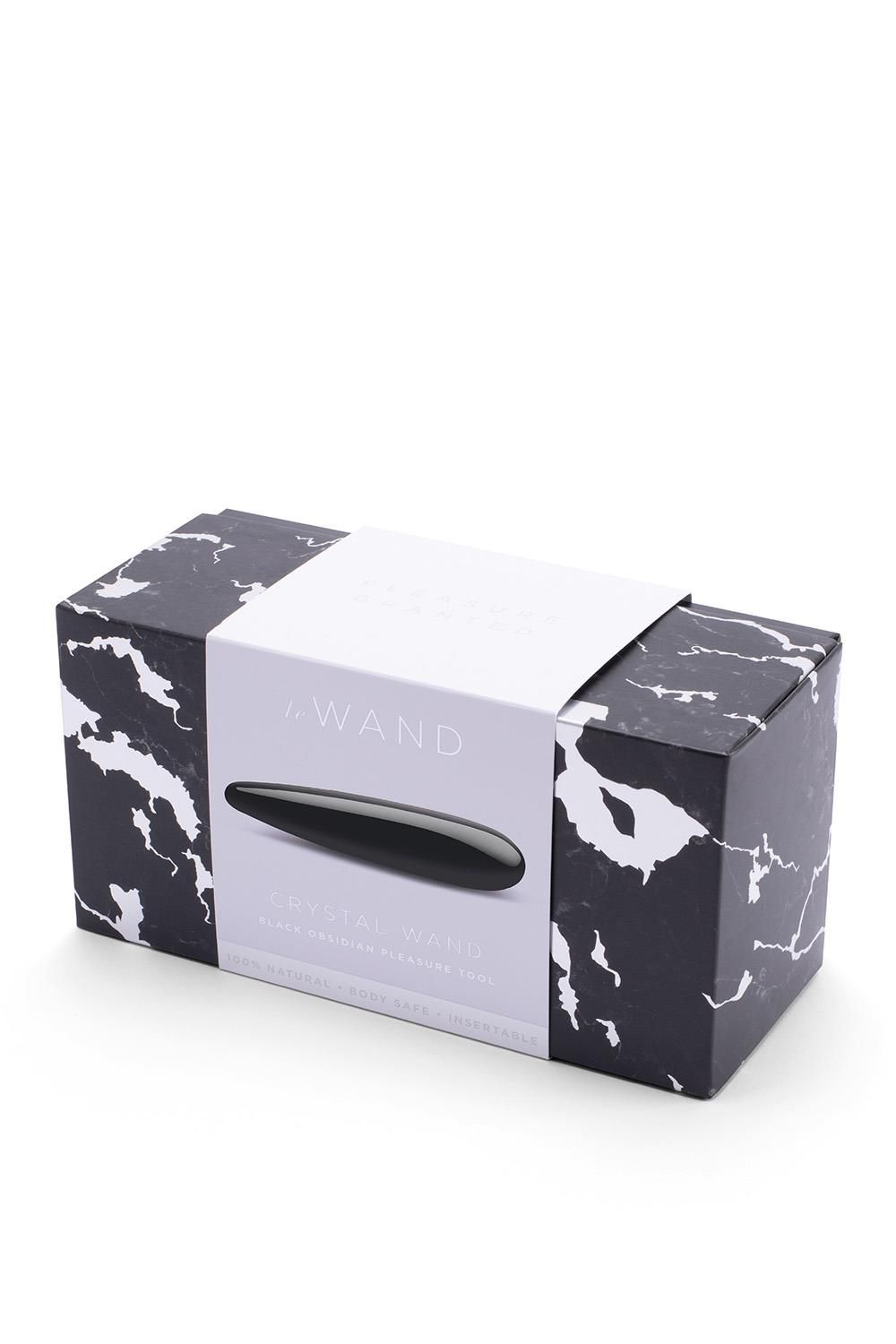 Le Wand Crystal Wand Black Obsidian