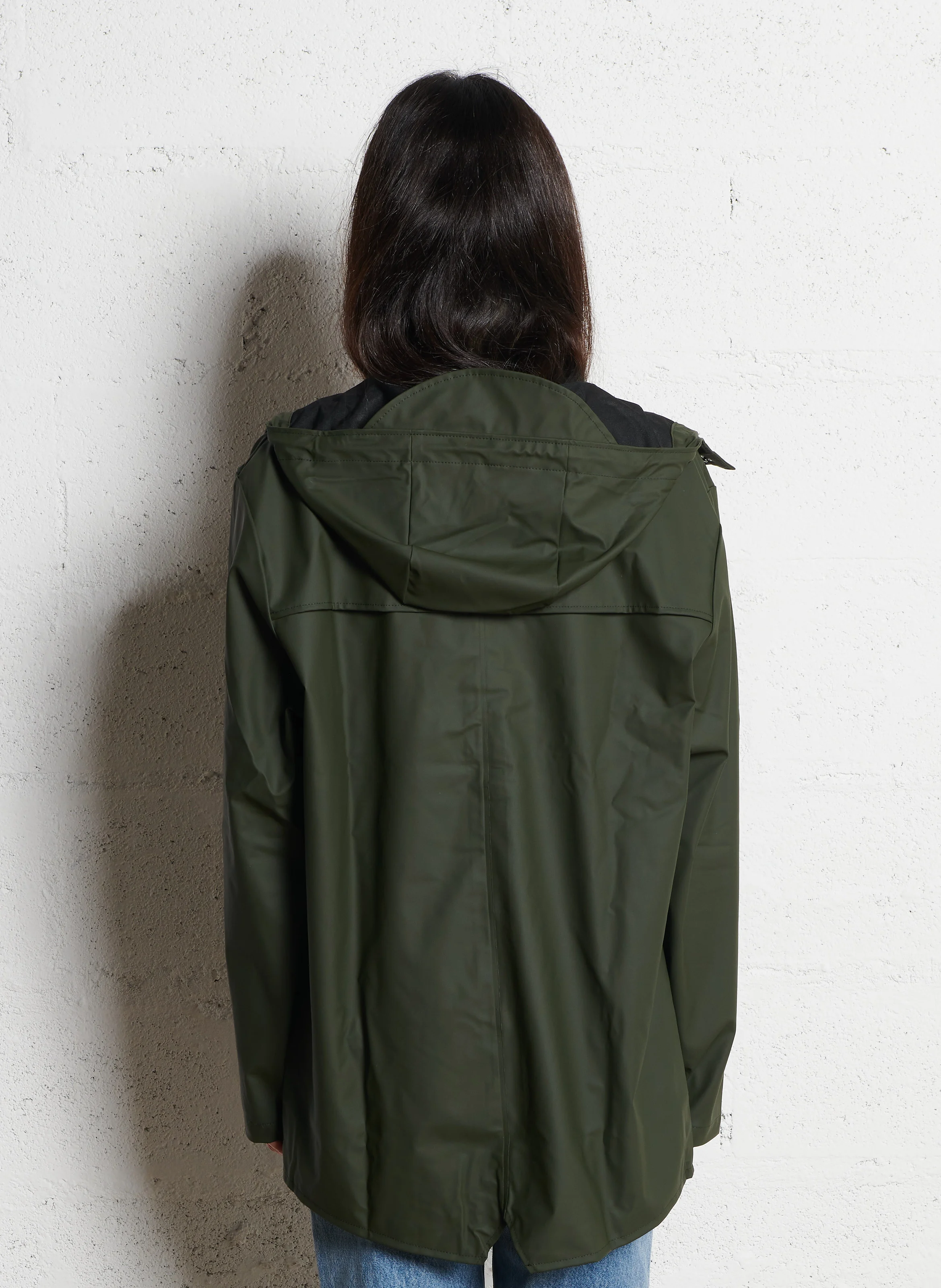 Coupe-vent imperméable à capuche | Kaki