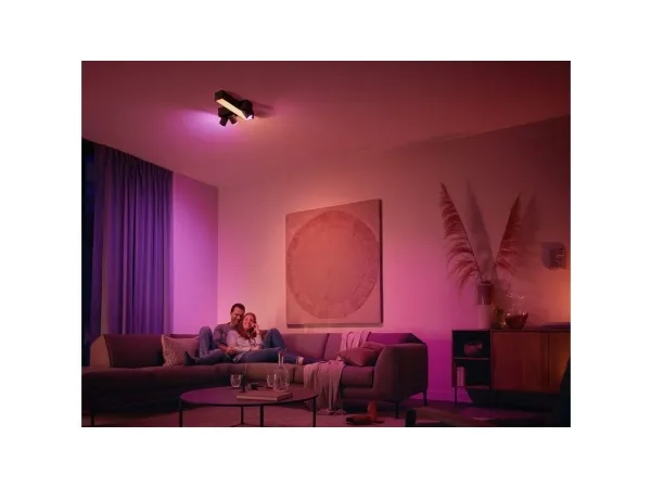 Philips Hue White Color Ambiance Centris Kryds 3-Spot Sort - BT