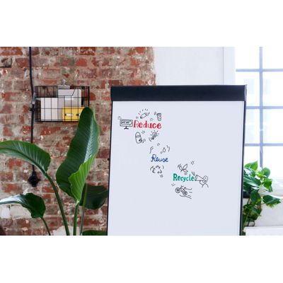 Edding EcoLine 31 - Pack de 4 marqueurs permanents - noir, rouge, bleu, vert