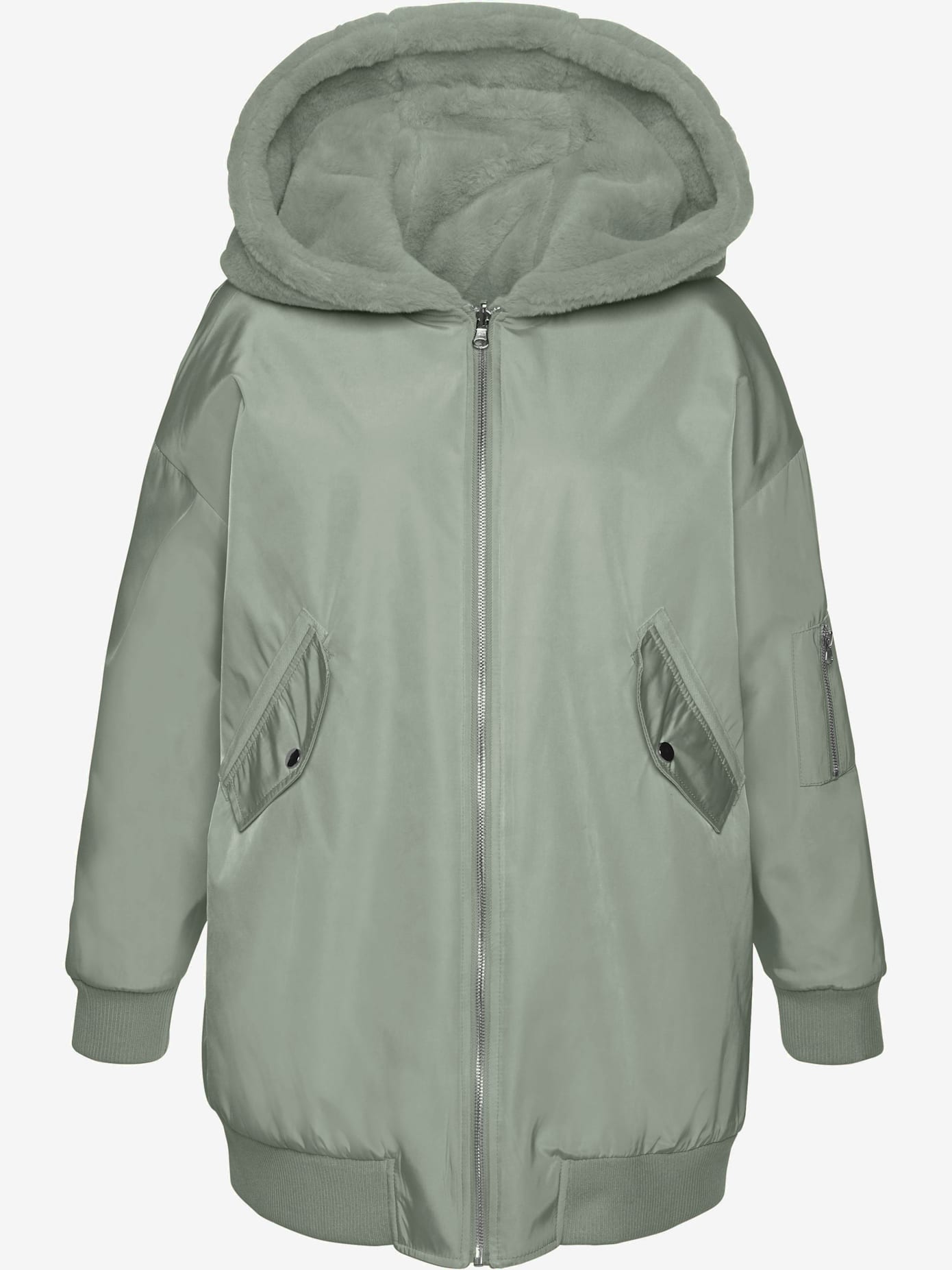 Veste réversible veste de mi-saison en peluche
