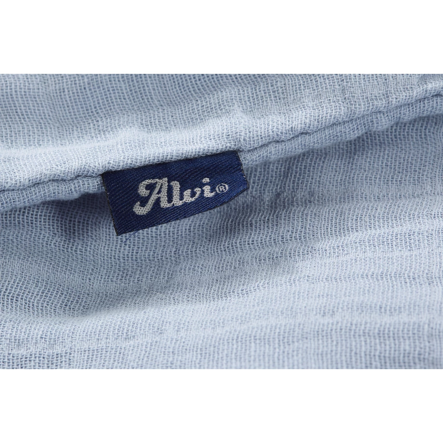 Alvi® Mullschlafsack uni blau