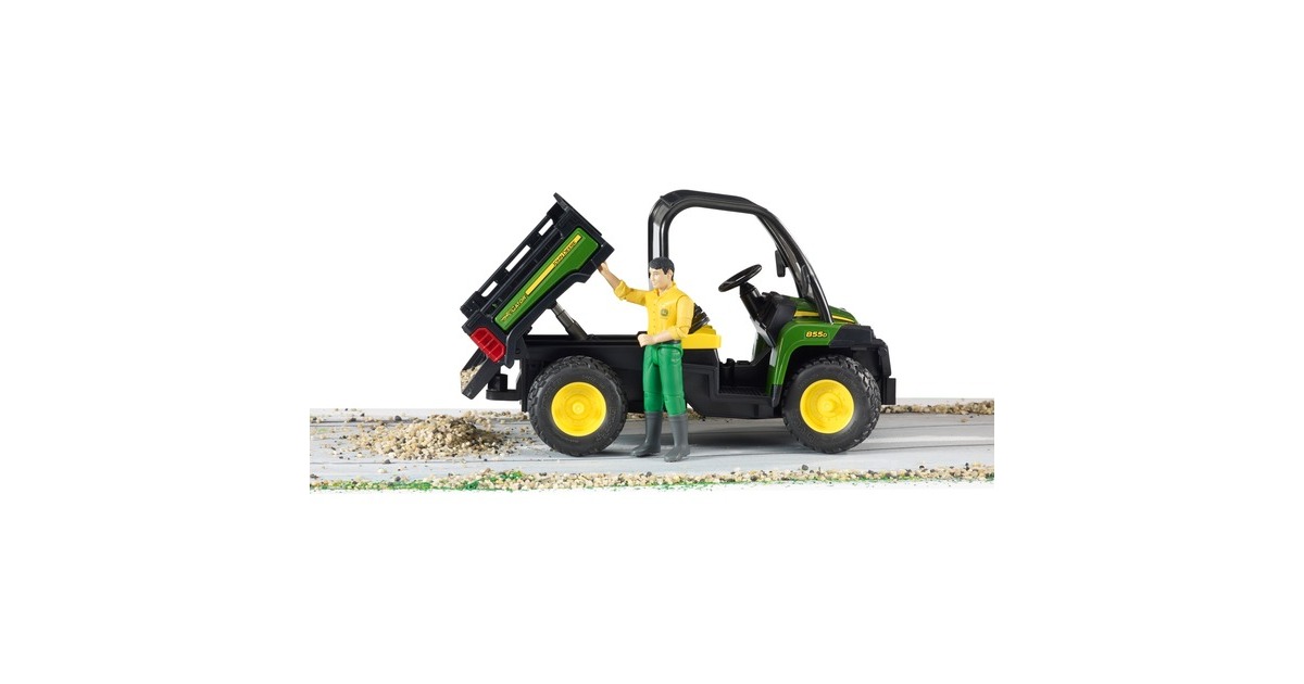 bruderJohn Deere Gator XUV 855D met bestuurder Modelvoertuig  (02490)