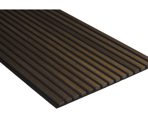 Nordic Acoustics akoestisch paneel, gerookte kastanje, 2400 x 605 x 22 mm