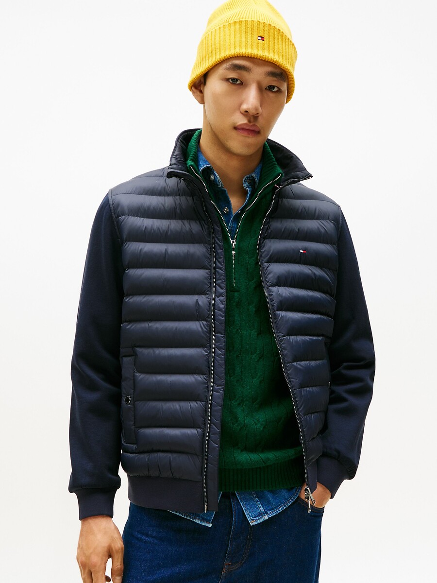 TOMMY HILFIGER<br>Jaqueta híbrida para a estação de transição