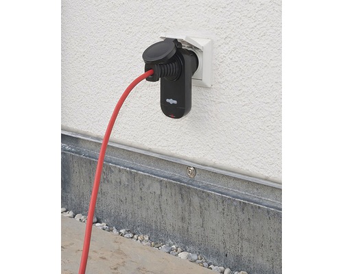 Brennenstuhl Comfort Line draadloze schakelaarset, 2-pack, IP44, zwart, 1507030