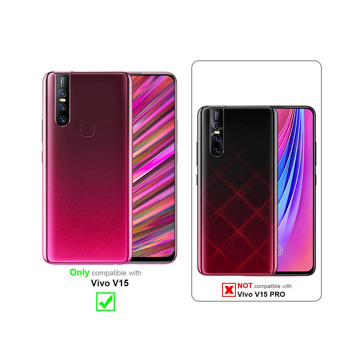 Vivo V15 3x Skjermbeskytter Skärmskydd
