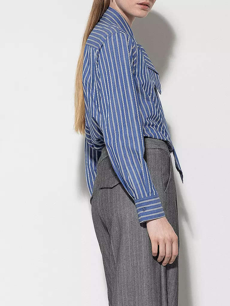 LUISA CERANO Bluse blau