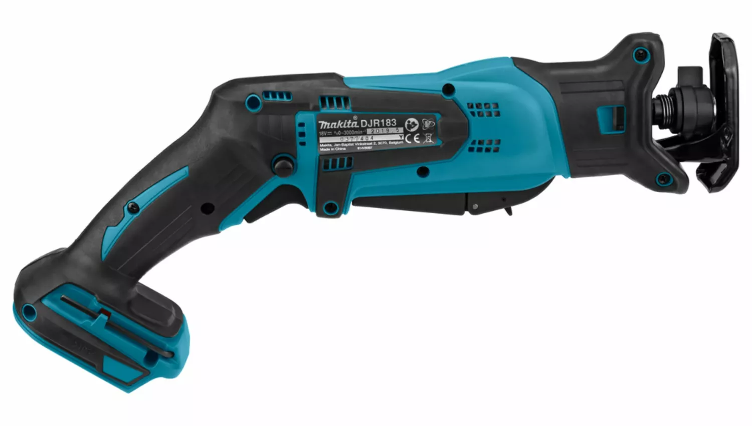 Makita DJR183Y1J 18V Li-Ion accu reciprozaag body   (1x 1.5Ah accu) in Mbox - snelwissel