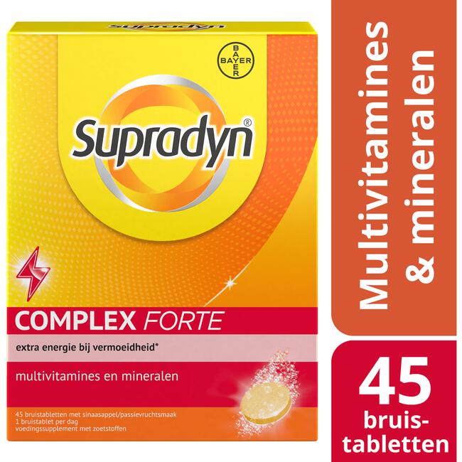 Supradyn Complex Forte Multivitamine Voor Extra Energie 45 Bruistabletten