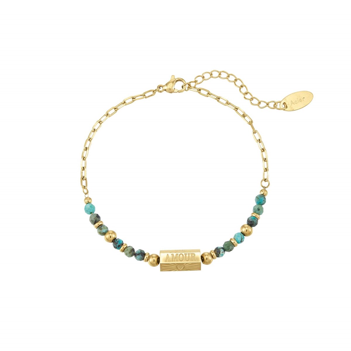 Bracelet Totem Turquoise Africaine