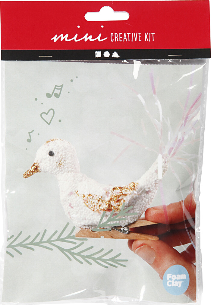 Diy Kit - Foam Clay - Fugl På Klemme