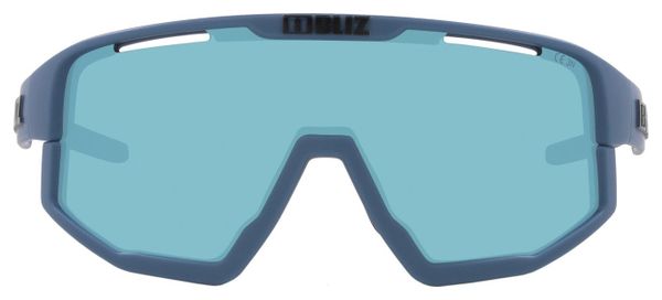 Lunettes Bliz Fusion Small Bleu Mat - Ecran Miroir Bleu glacier