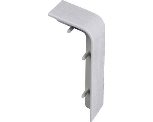 Marley zilveren eiken plintverbinders, 2 stuks