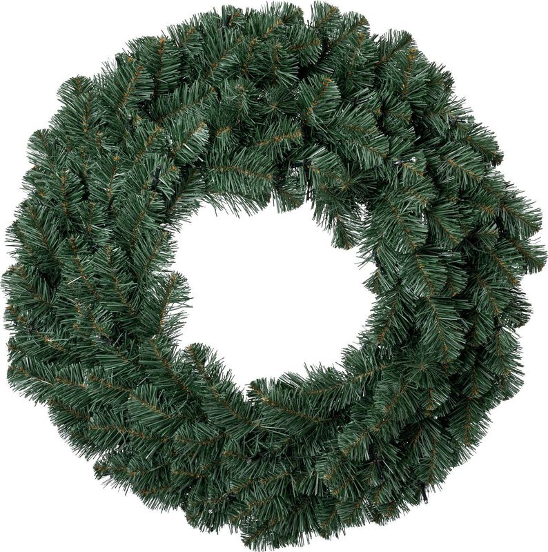 Intratuin - Kerstkrans Winterberg - Blauw - D 50 cm