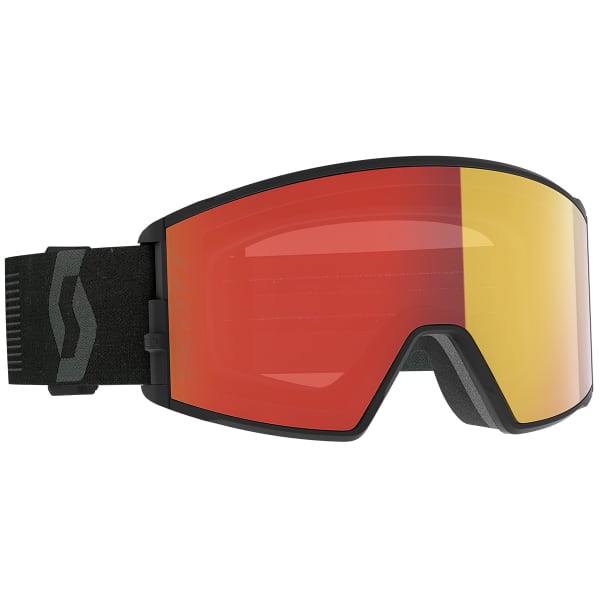Masque de ski SCOTT REACT MINERAL BLACK / ENHANCER RED CHROME