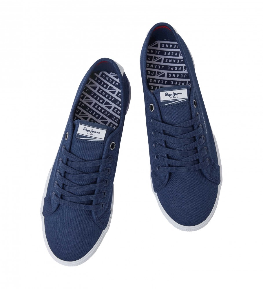 Tênis básico Brady da Pepe Jeans, cor azul marinho