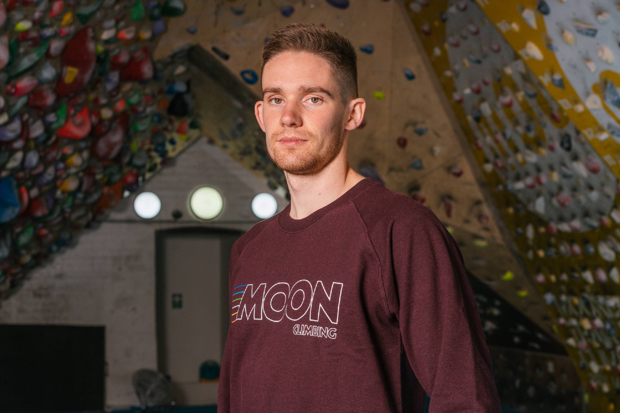 Moon Climbing Moon Crew Neck Sweat