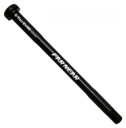 AXE-BLOCAGE DE ROUE VTT TRAVERSANT BOOST ARRIERE E-THRU FILETAGE 1.5 POUR 12X148 NOIR 36gr. (178mm HORS BUTEE FILETAGE 17mm)