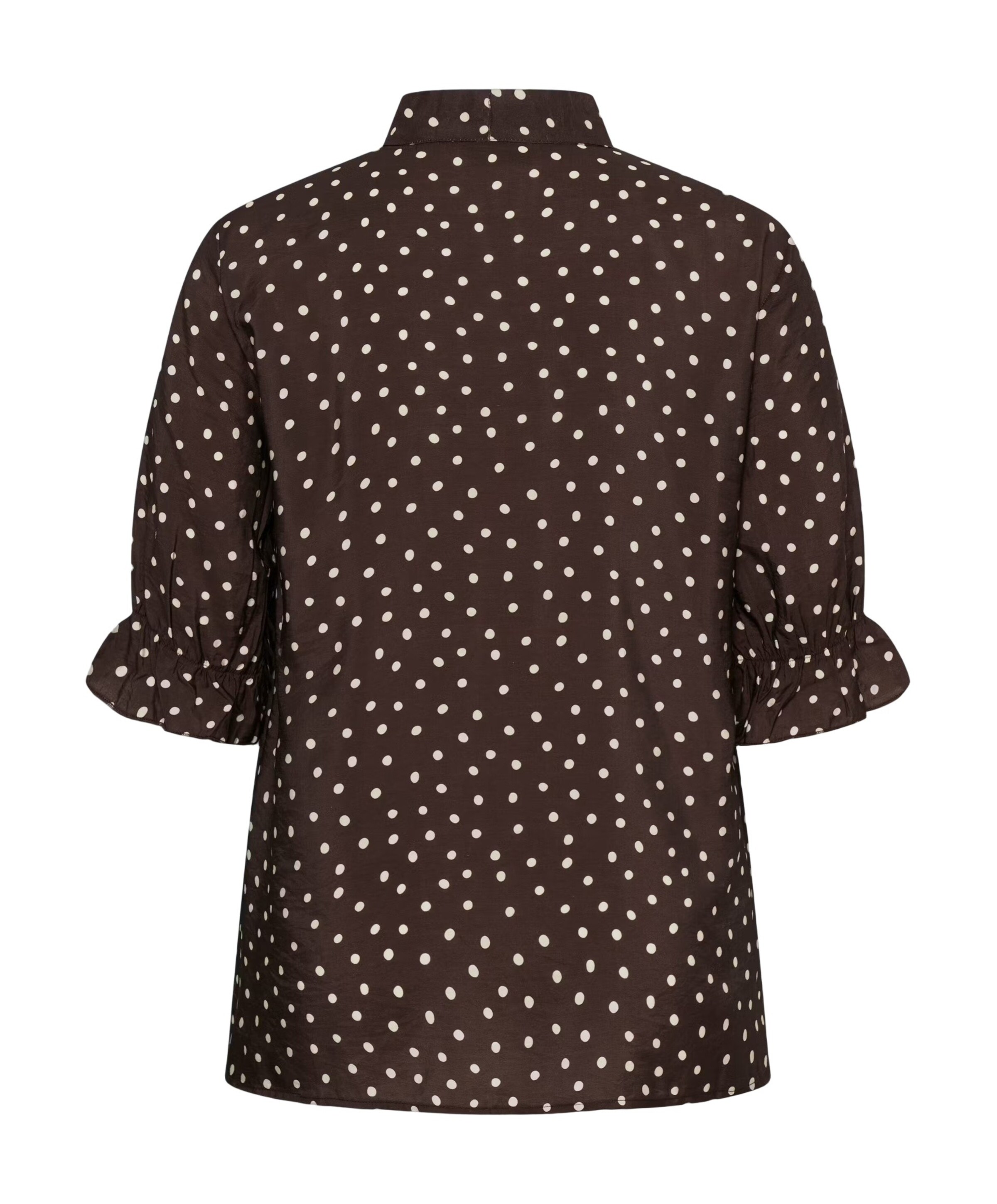 KAFFE Curve Dames blouse bruin