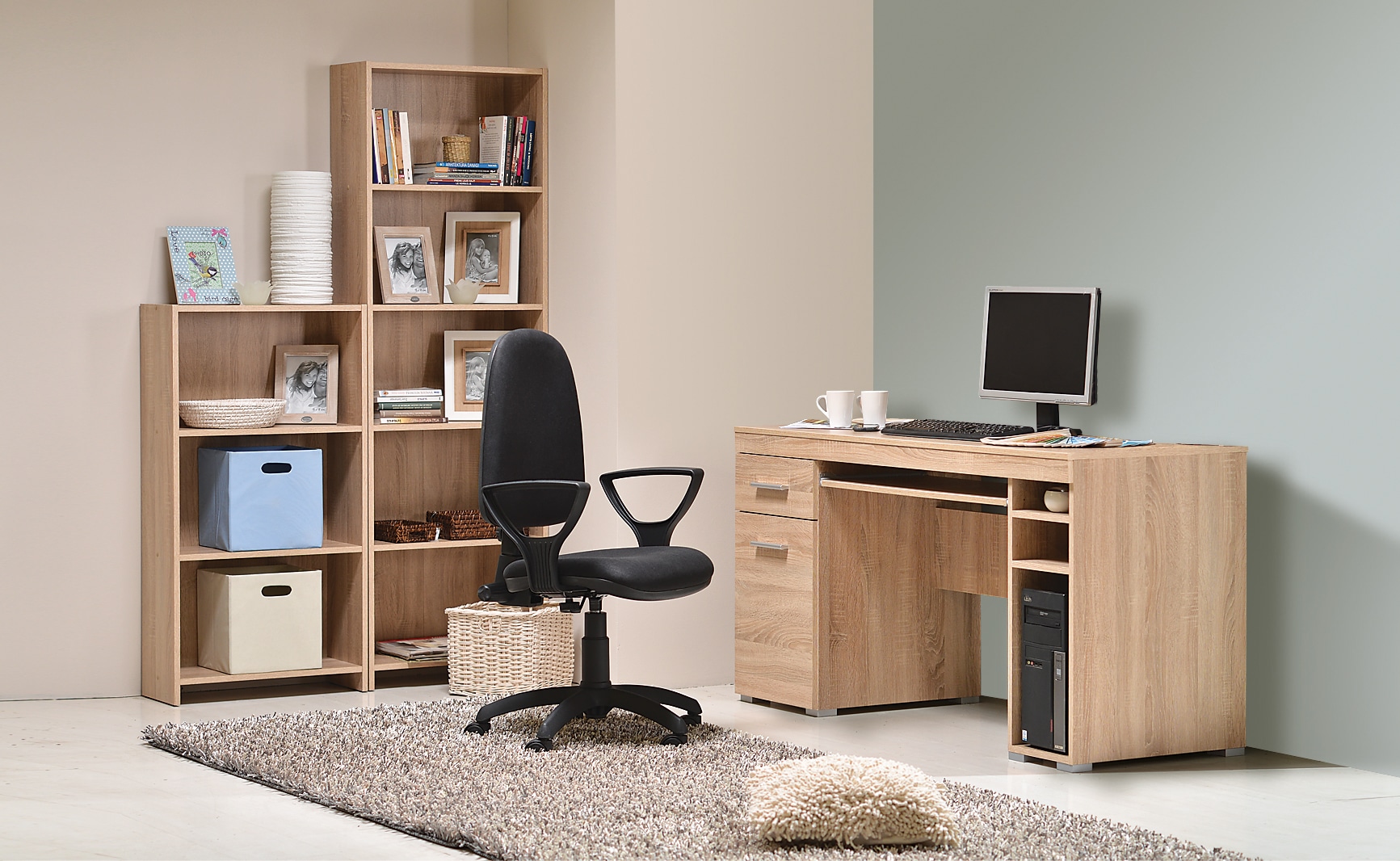 INOSIGN Schreibtisch »Alfa« mit Stauraum, gut geeignet für das Home Office