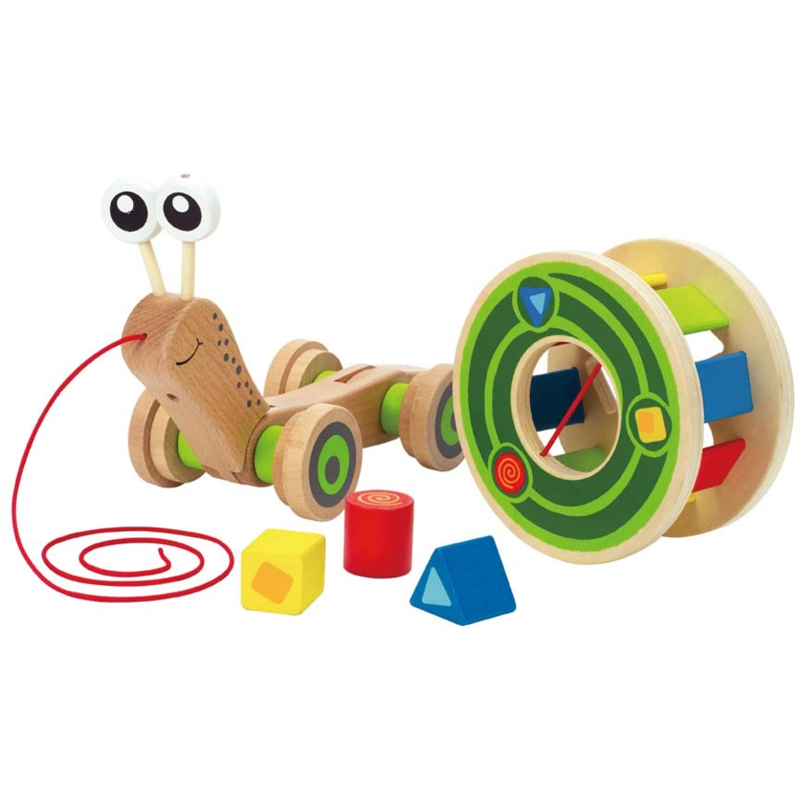 Hape Nachziehspielzeug Schnecke