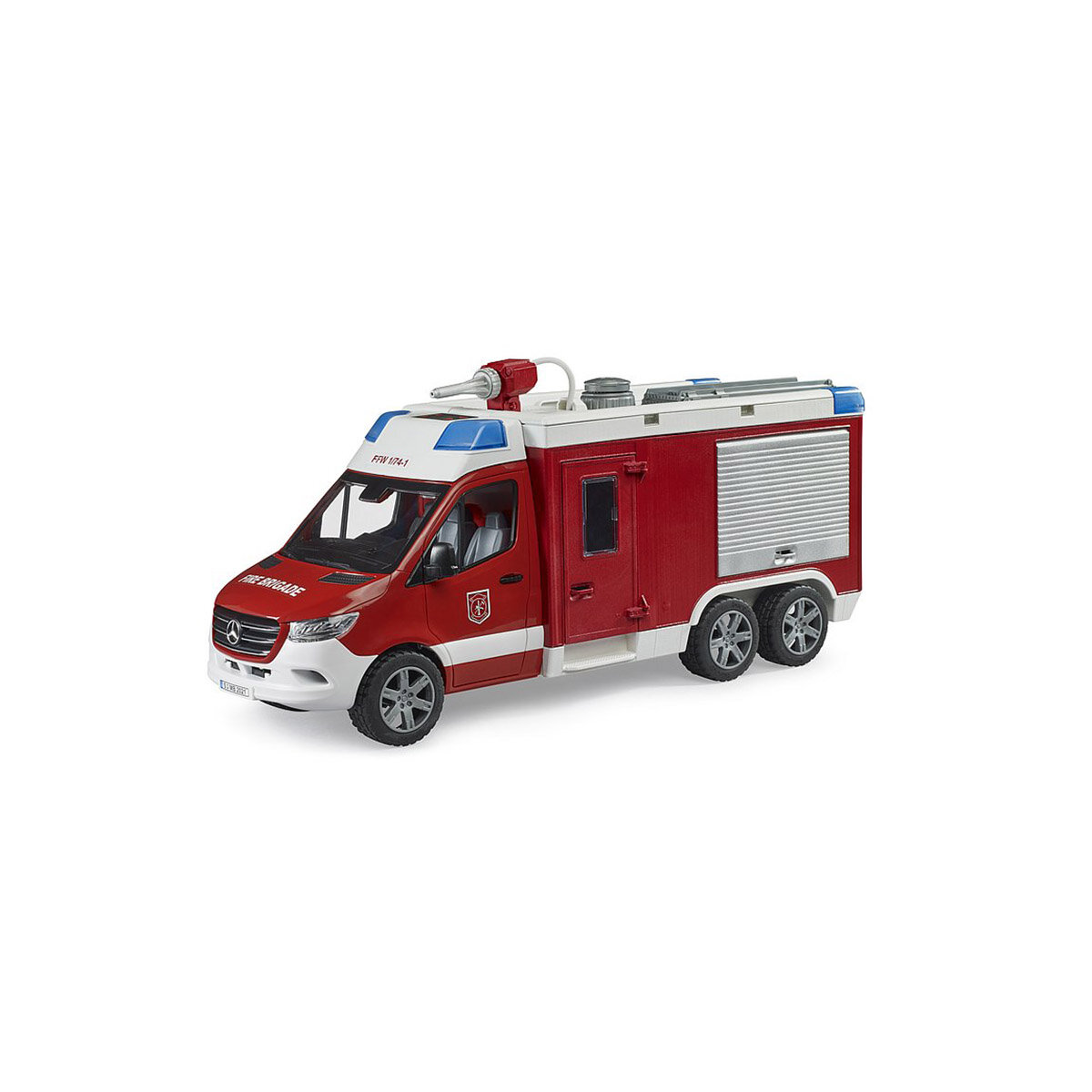 BRUDER Spielwaren GmbH + Co. KG Bruder 02680 MB Sprinter Feuerwehrrüstwagen mit Light + Sound Modul
