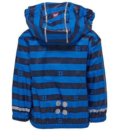 LEGO® Wear Regenjacke - Blau/Navy Gestreift