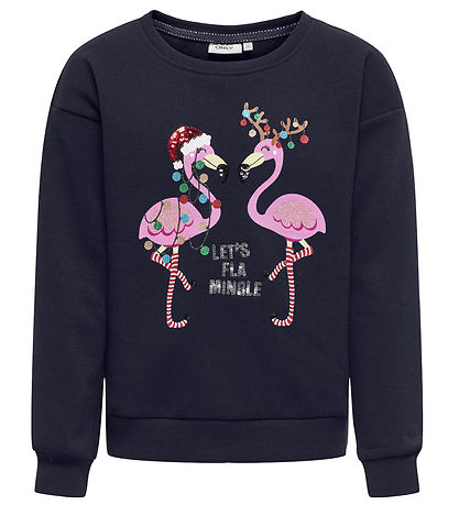 Kids Only Sweatshirt - KogYda - Weihnachten Life - Night Sky/Fla