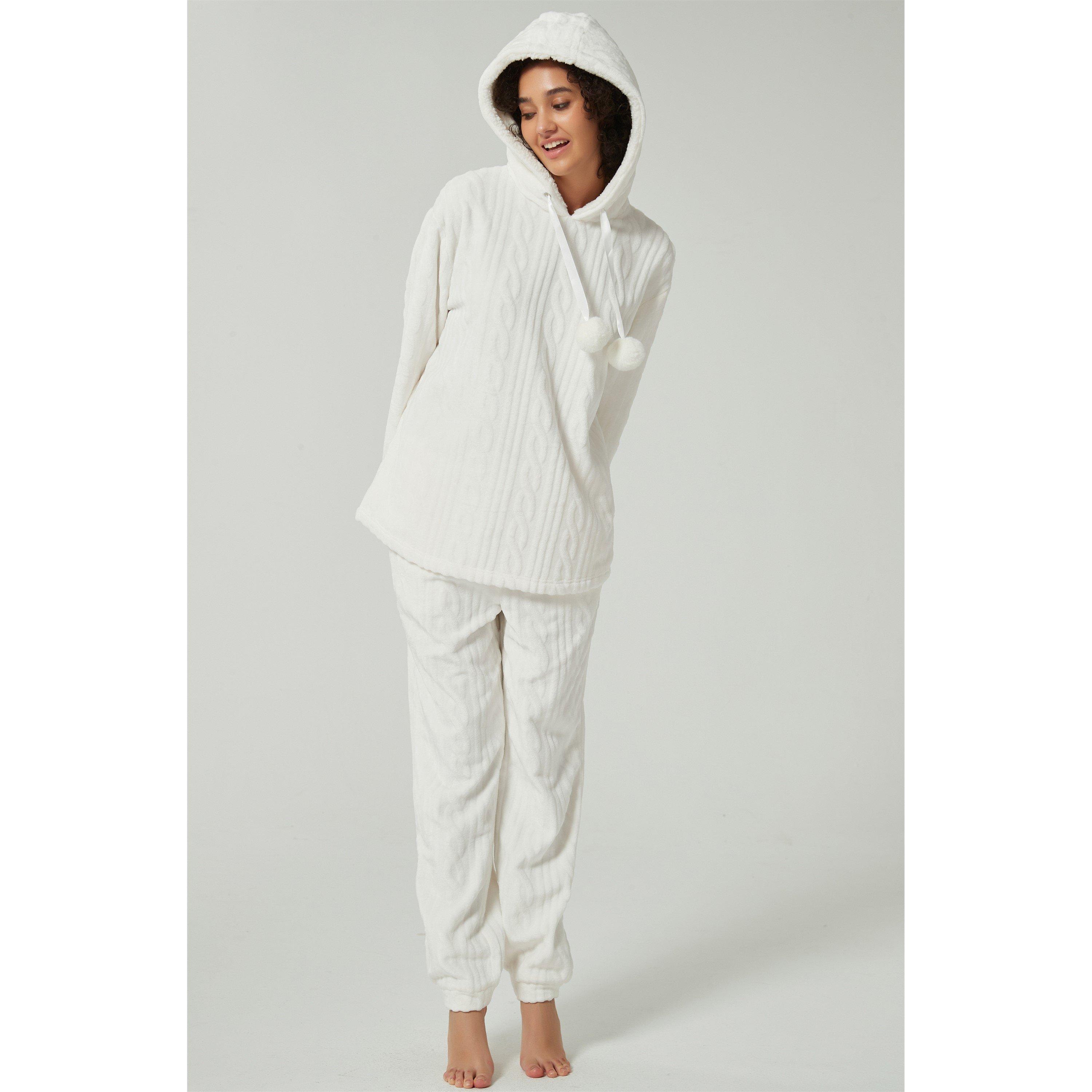 Linea Ladies Cable Hooded Lounge Set
