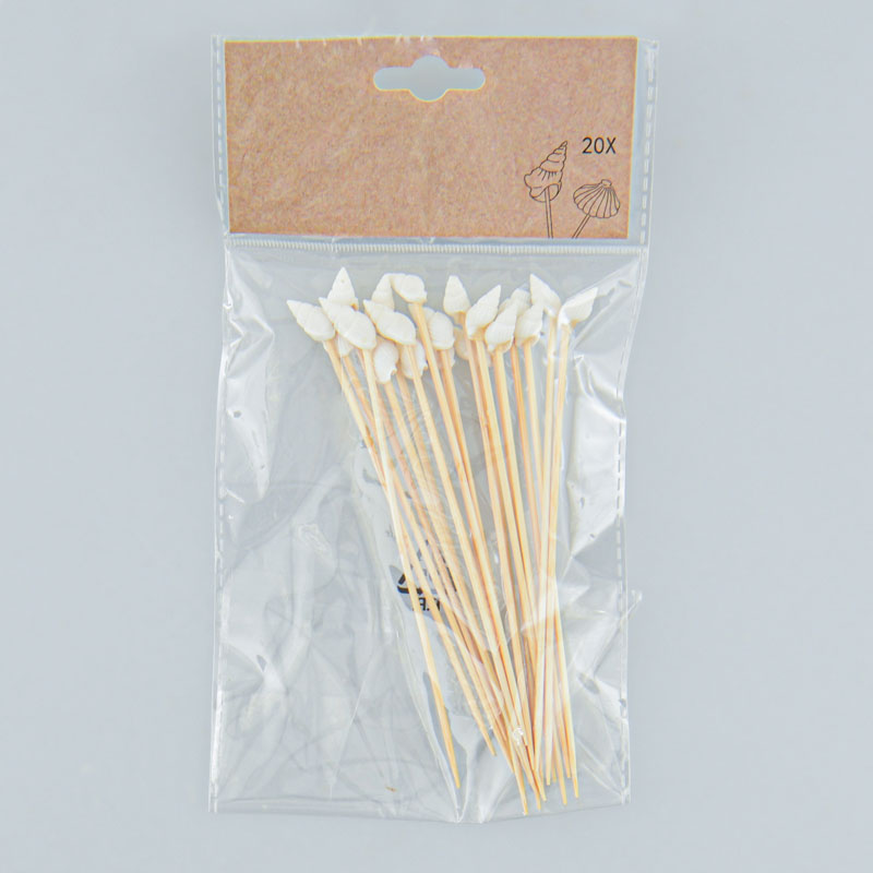 Lot de 20 piques bambou