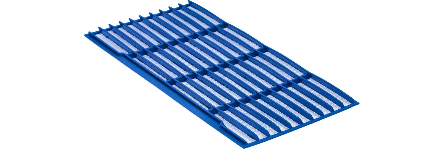 Flusenfilter Saphir blau