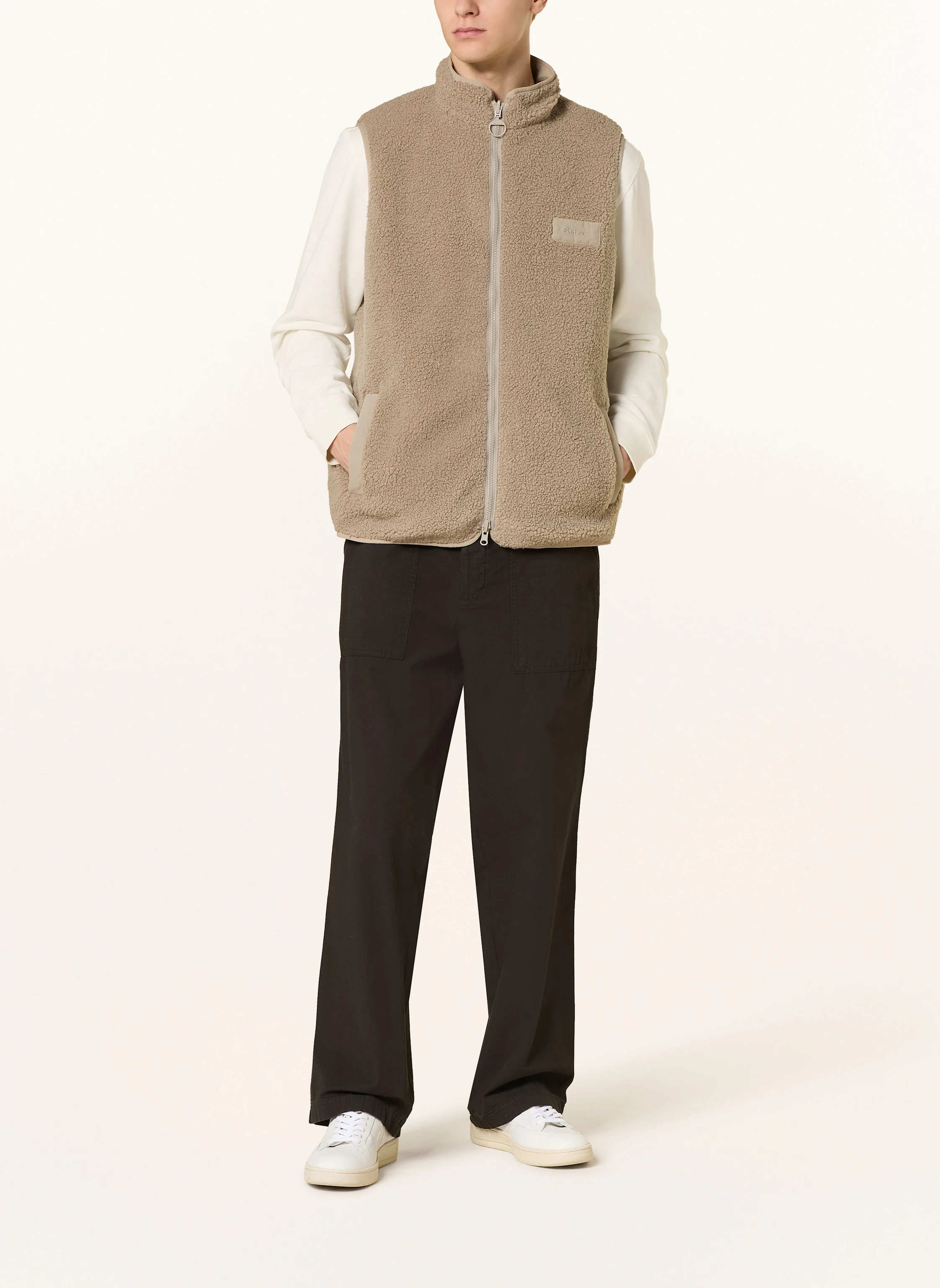 Barbour Teddyfell-Weste zum Wenden
