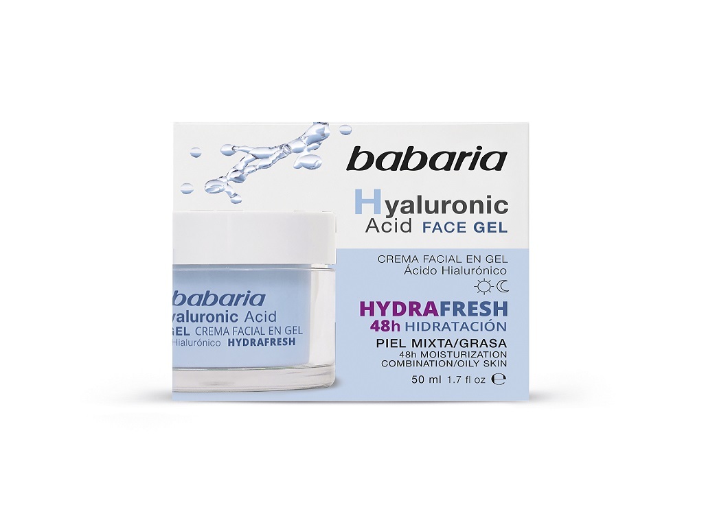 CREME ROSTO BABARIA HYDRAFRESH HIALURÓNICO 50ML