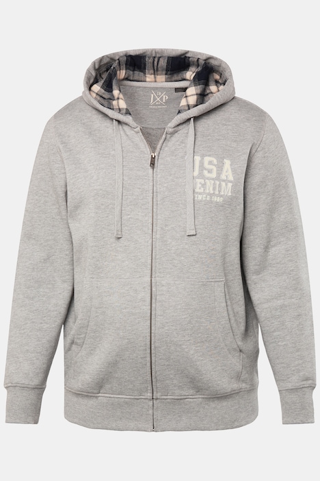JP 1880 Hoodiejacke, Sweat, Kapuze, bis 8 XL