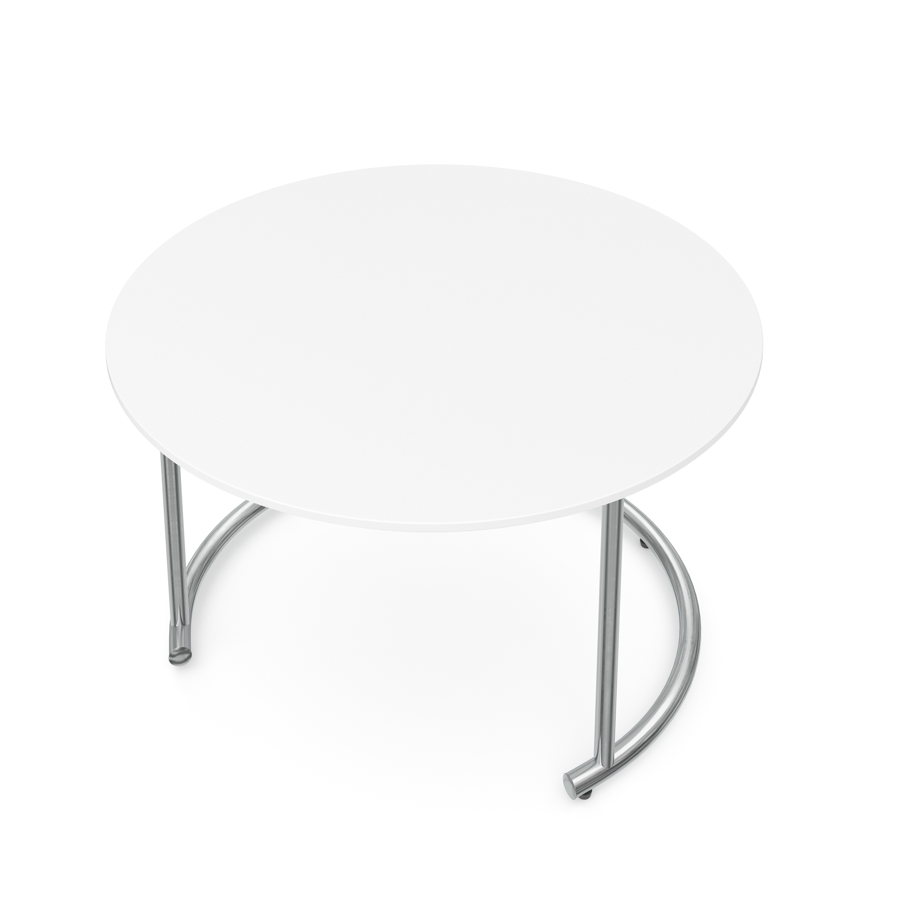 Beistelltisch SUZON rund 2-teilig weiss
