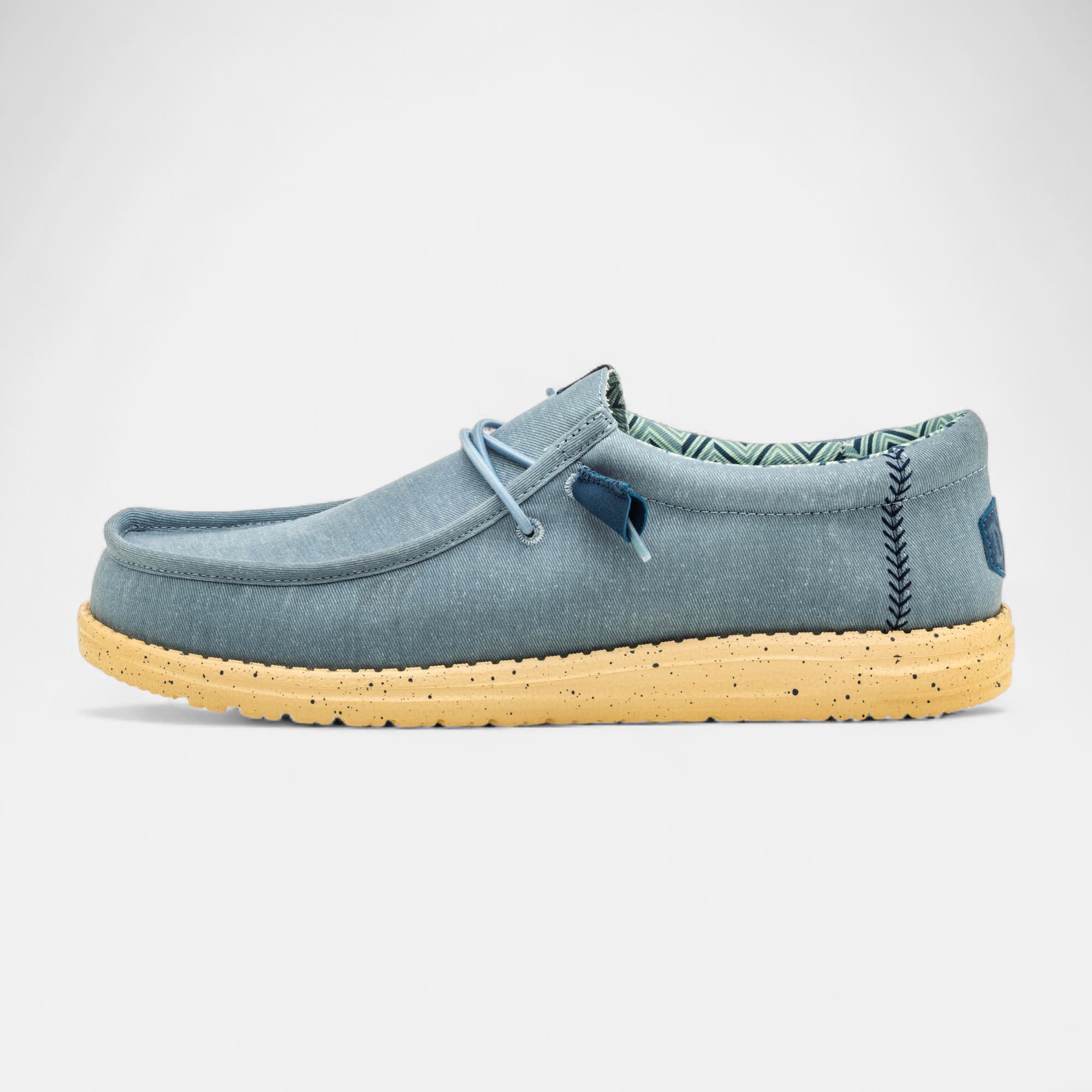 Baskets en toile Homme bleu ciel