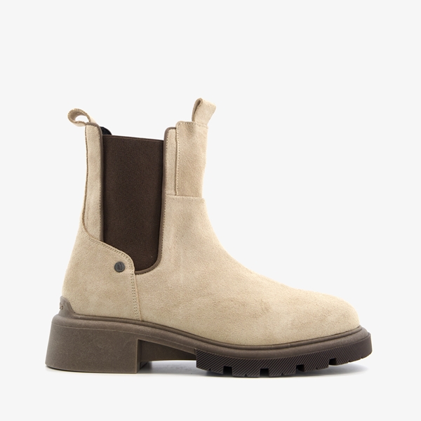 Hush Puppies leren dames boots beige
