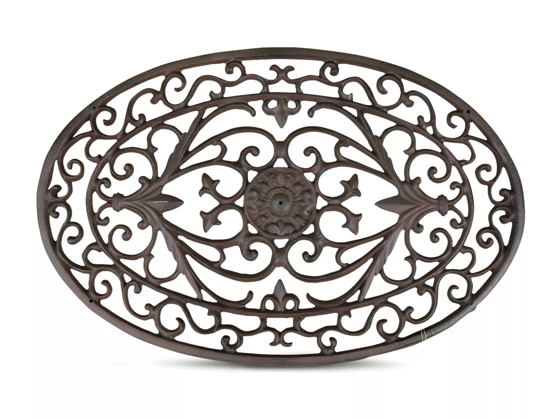 Paillasson lune fonte Fonte Marron - Décoration d'Autrefois