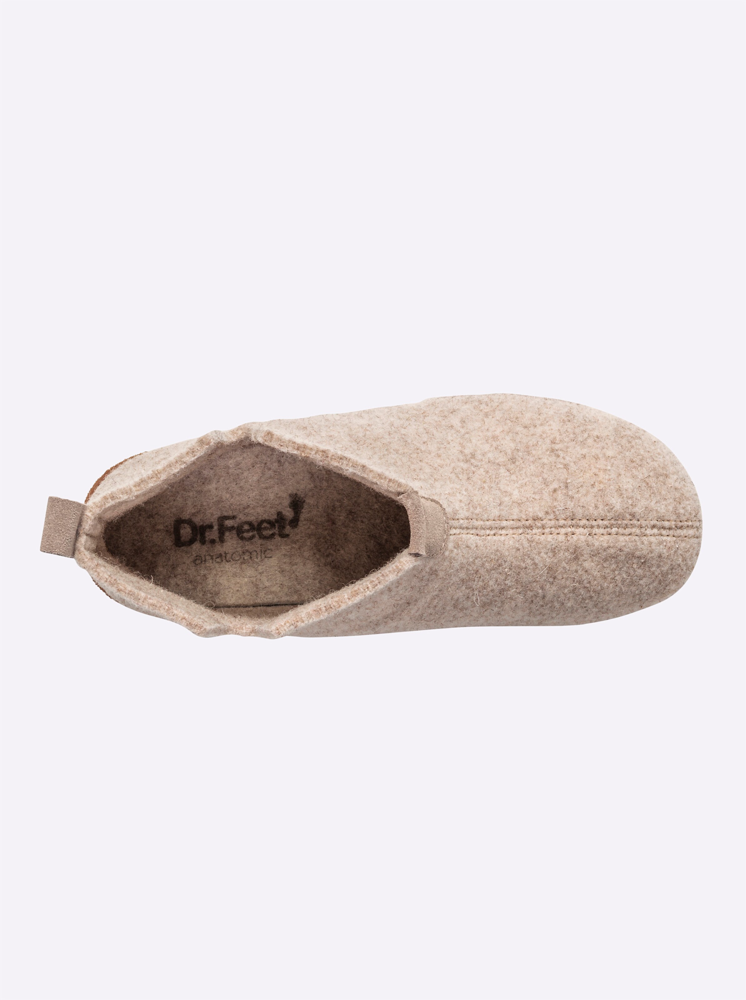 Dr. Feet Hausschuh in beige