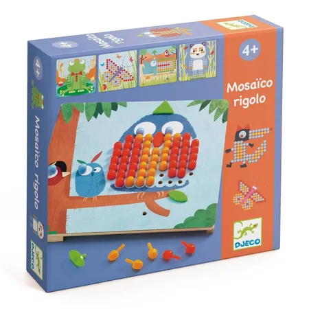 Djeco Lernspiele: Mosaico rigolo