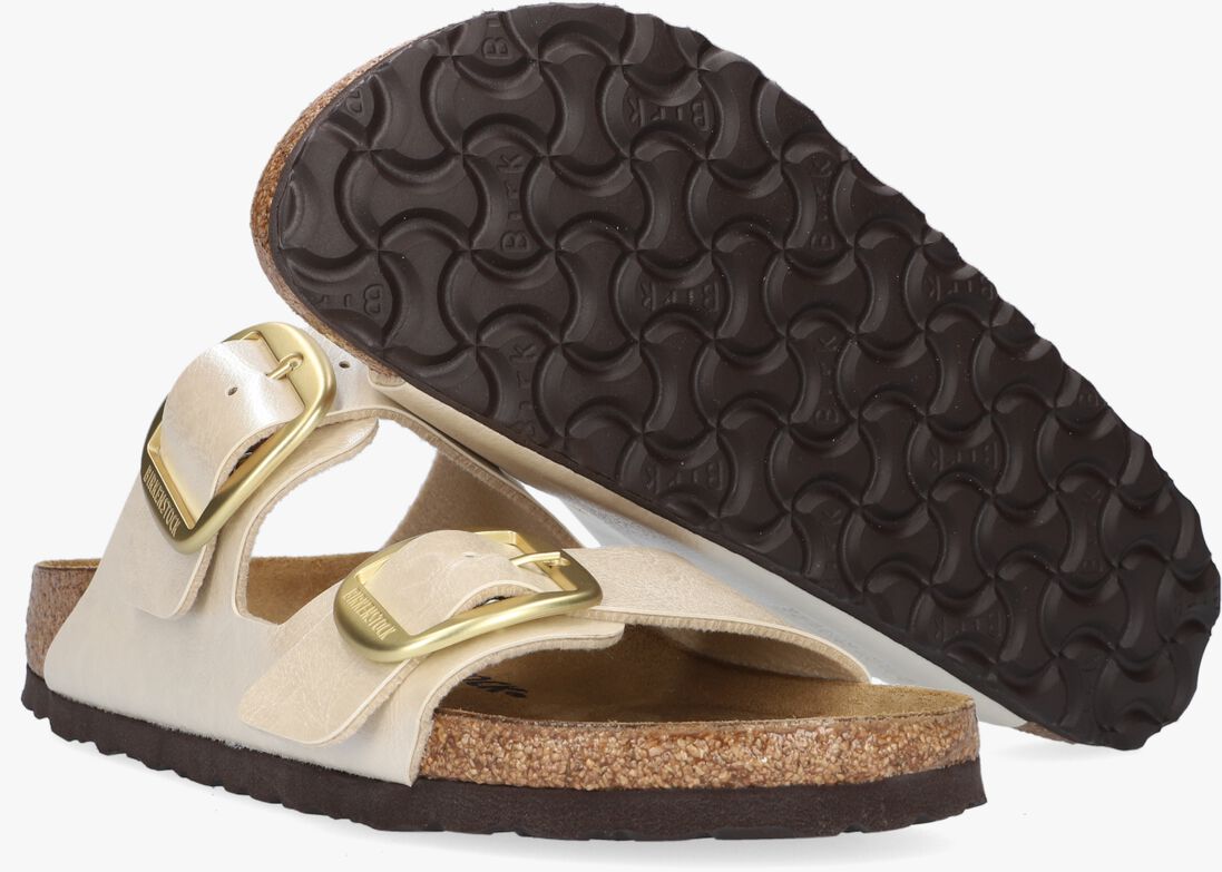BIRKENSTOCK witte birkenstock slippers arizona big buckle