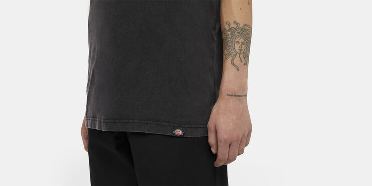 Dickies PLENTYWOOD TEE SS DBLE DYE/ACID WAS Dble dye/acd bl