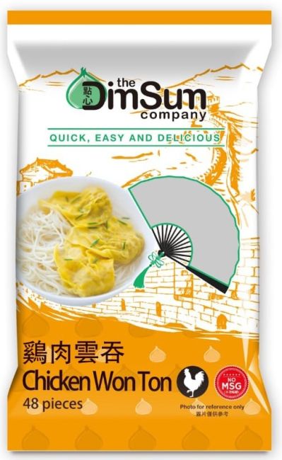 The Dim Sum Company Kip Wan Tan MSG-vrij 48st 672g