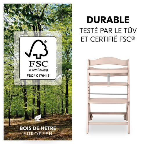 Chaise Haute Beta+B Whitewashed Rosé - HAUCK