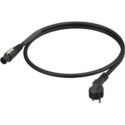 Neutrik NKPF-SR-A Power Cord H07RN 3x1.5mm2 powerCON True 1-Schuko haaks 3m